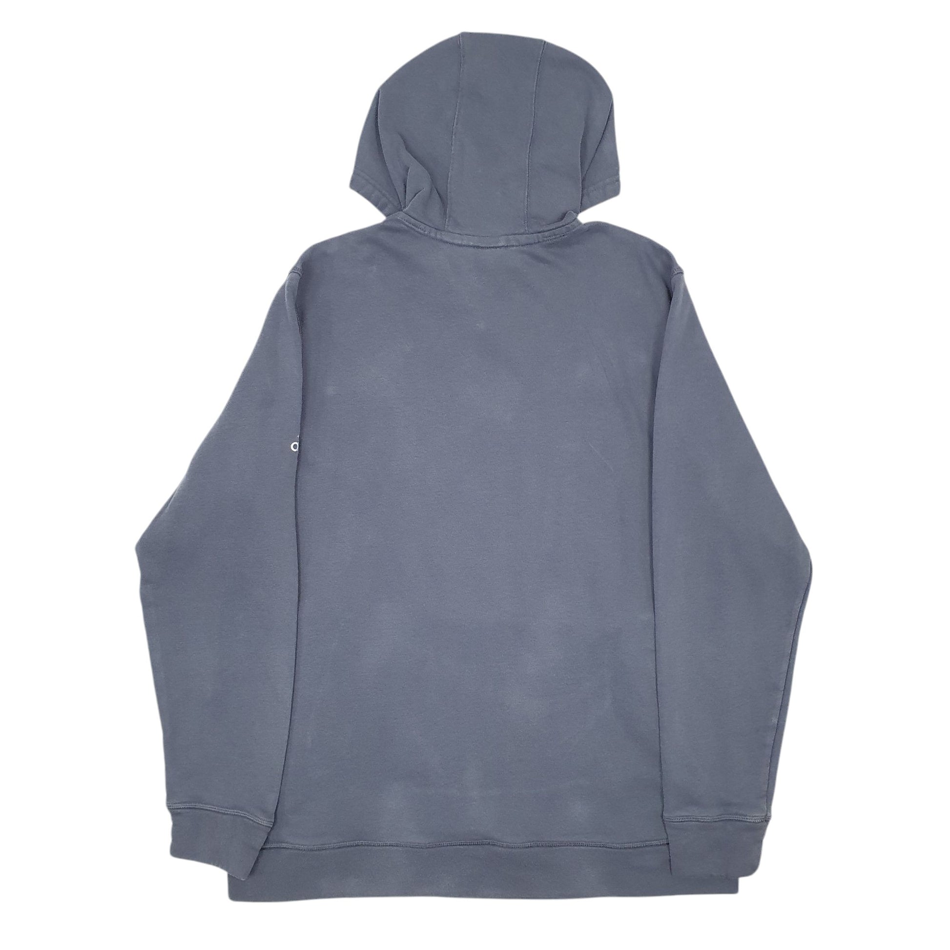 Mens Blue Adidas Basketball Hoodie Jumper