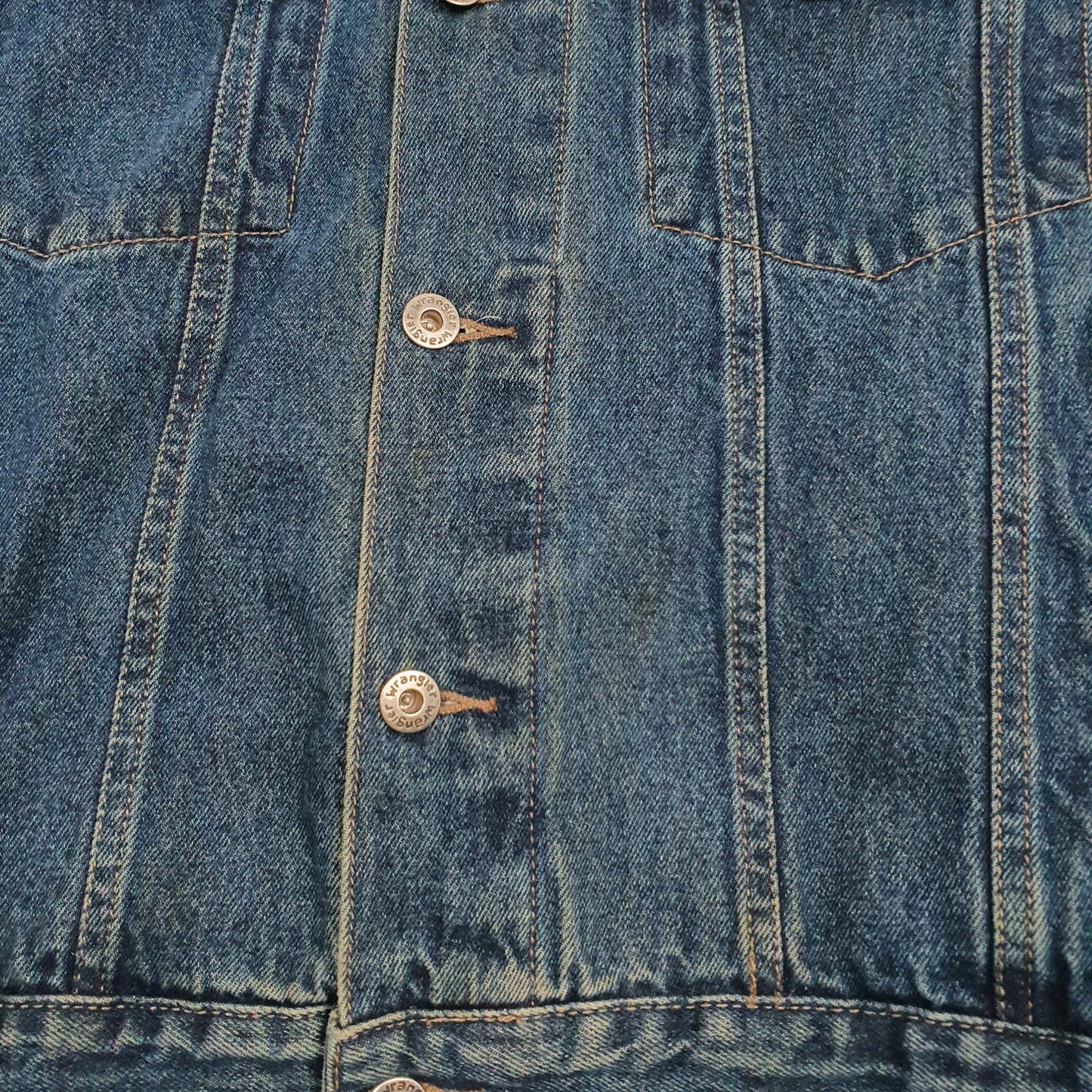 Mens Blue Wrangler Type 3 Trucker  Coat