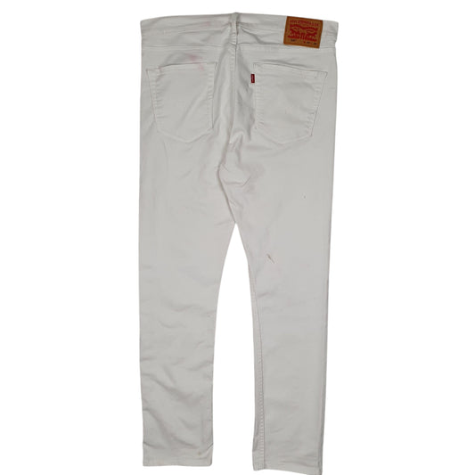 Mens White Levis   Jeans