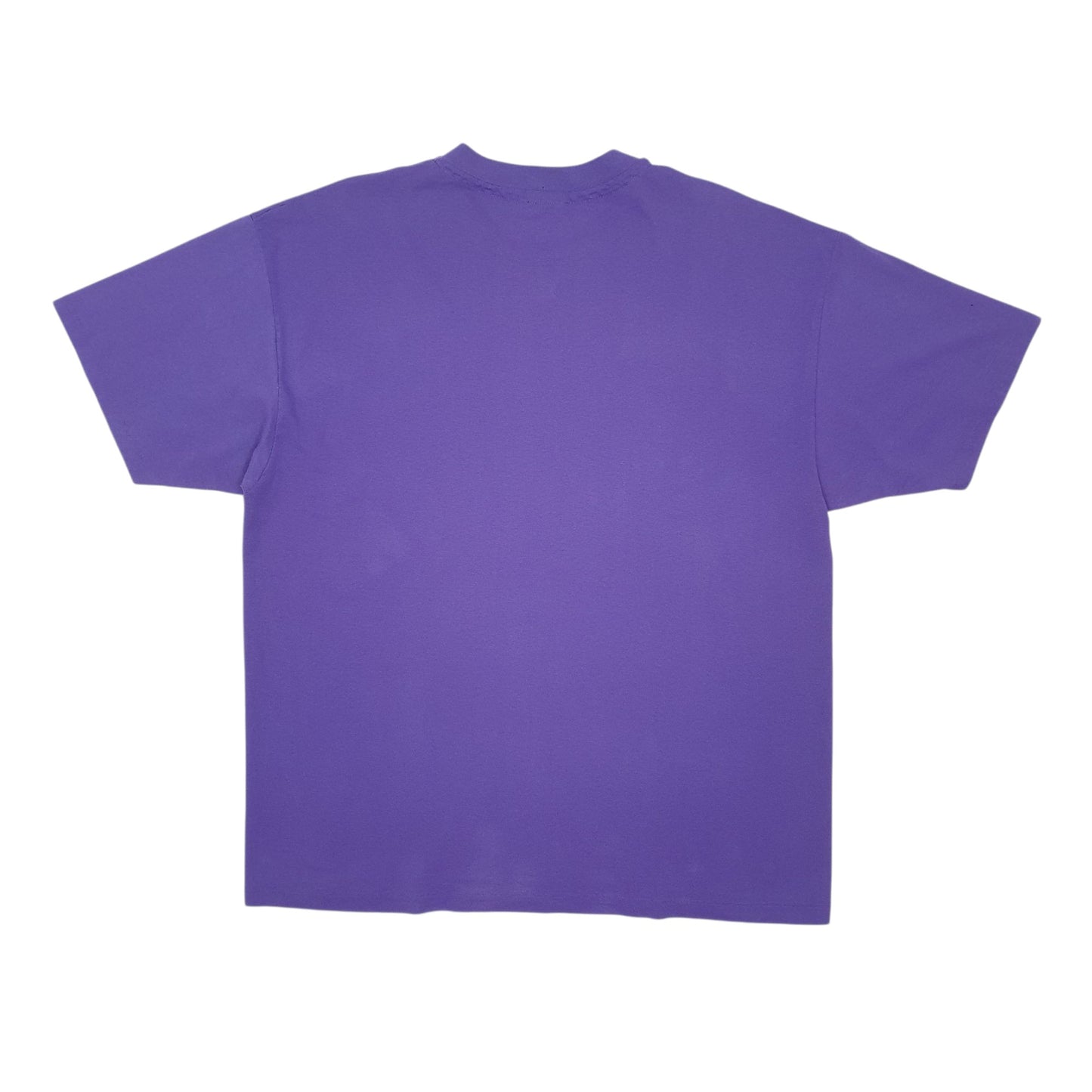 Mens Purple Hane Single Stitch Vintage 90s  T Shirt
