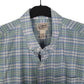 Mens Blue L.L.Bean Canvas  Shirt