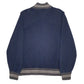 Mens Navy Tommy Hilfiger Spellout Heavyweight Knit Full Zip Jumper