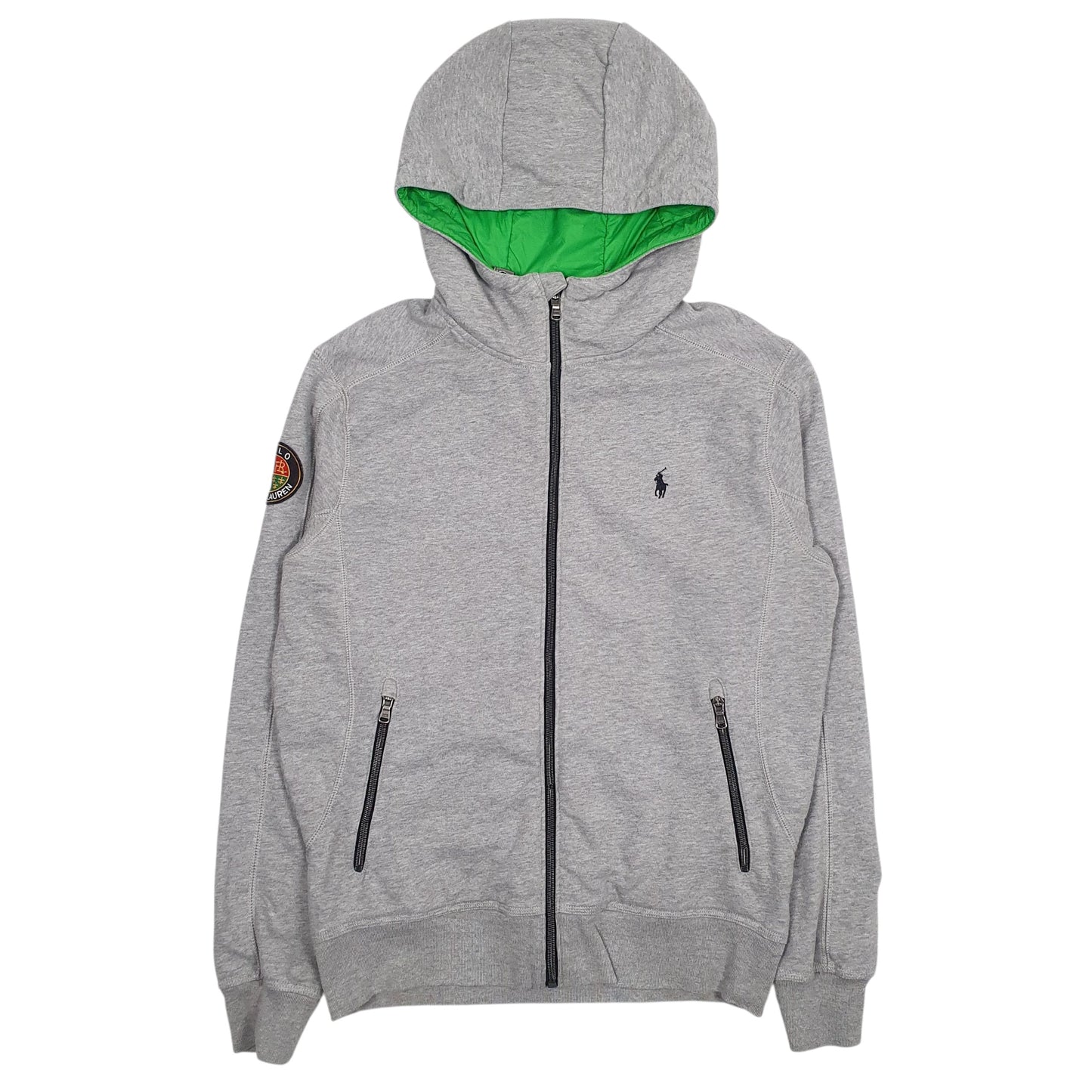 Mens Grey Polo Ralph Lauren  Full Zip Jumper