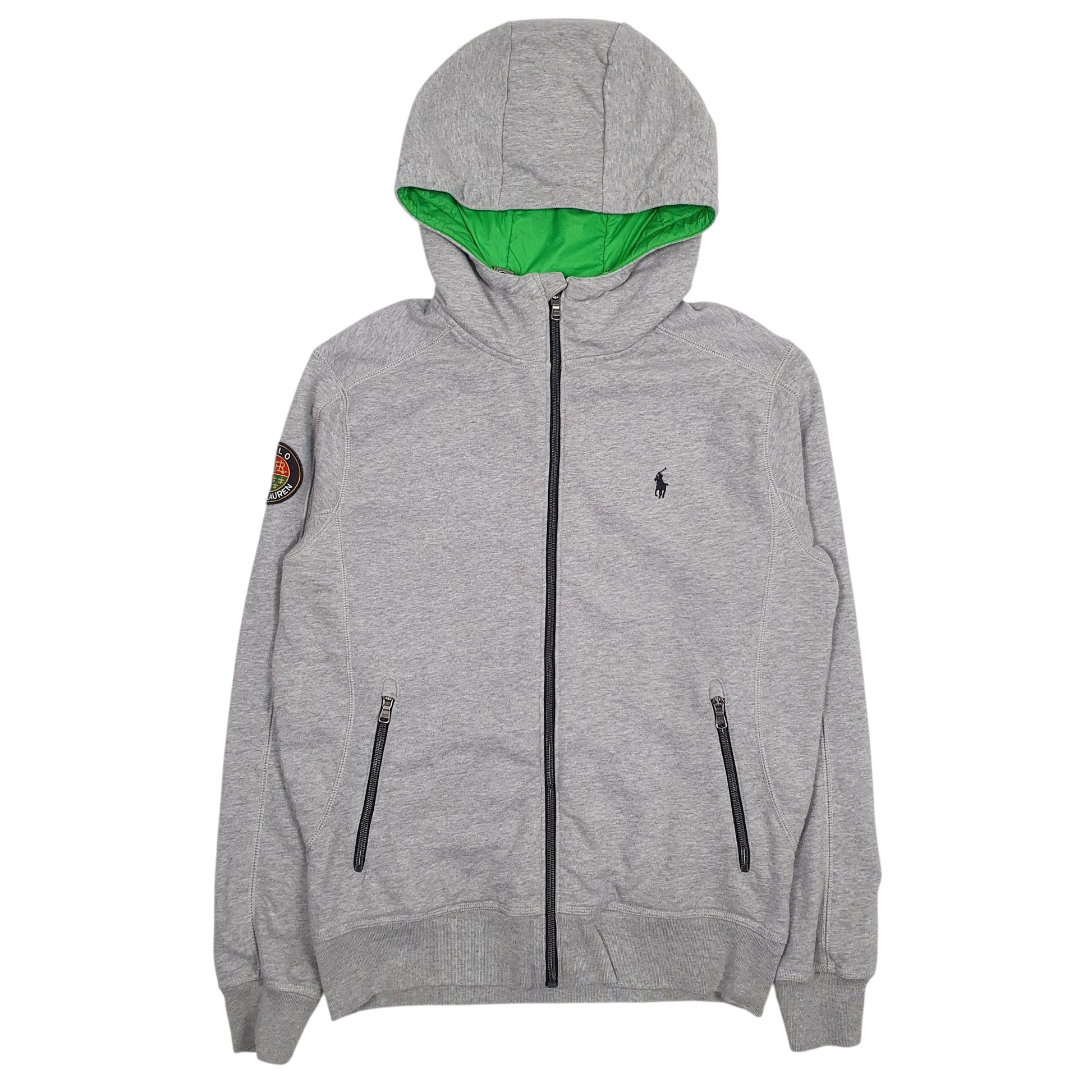 Mens Grey Polo Ralph Lauren  Full Zip Jumper