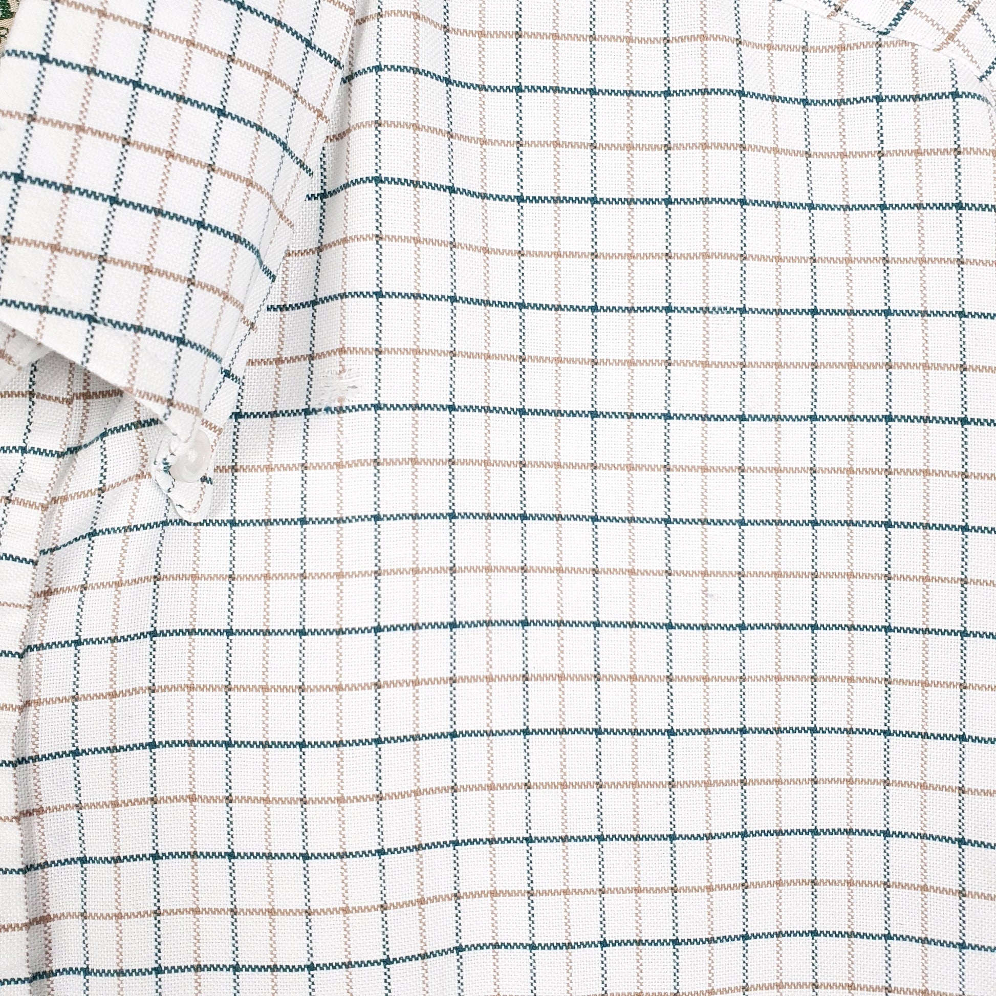 Mens White L.L.Bean Vintage 90s Made In USA  Shirt