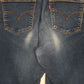 Womens Blue Levis Low Waisted Slim  Jeans