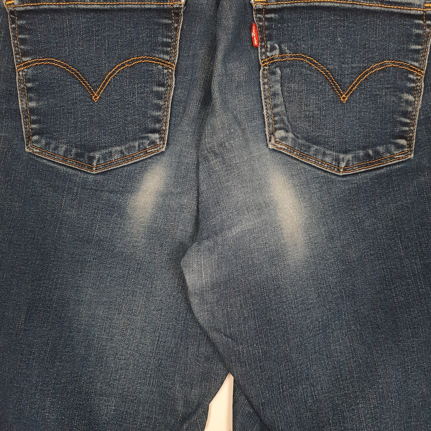 Womens Blue Levis Low Waisted Slim  Jeans