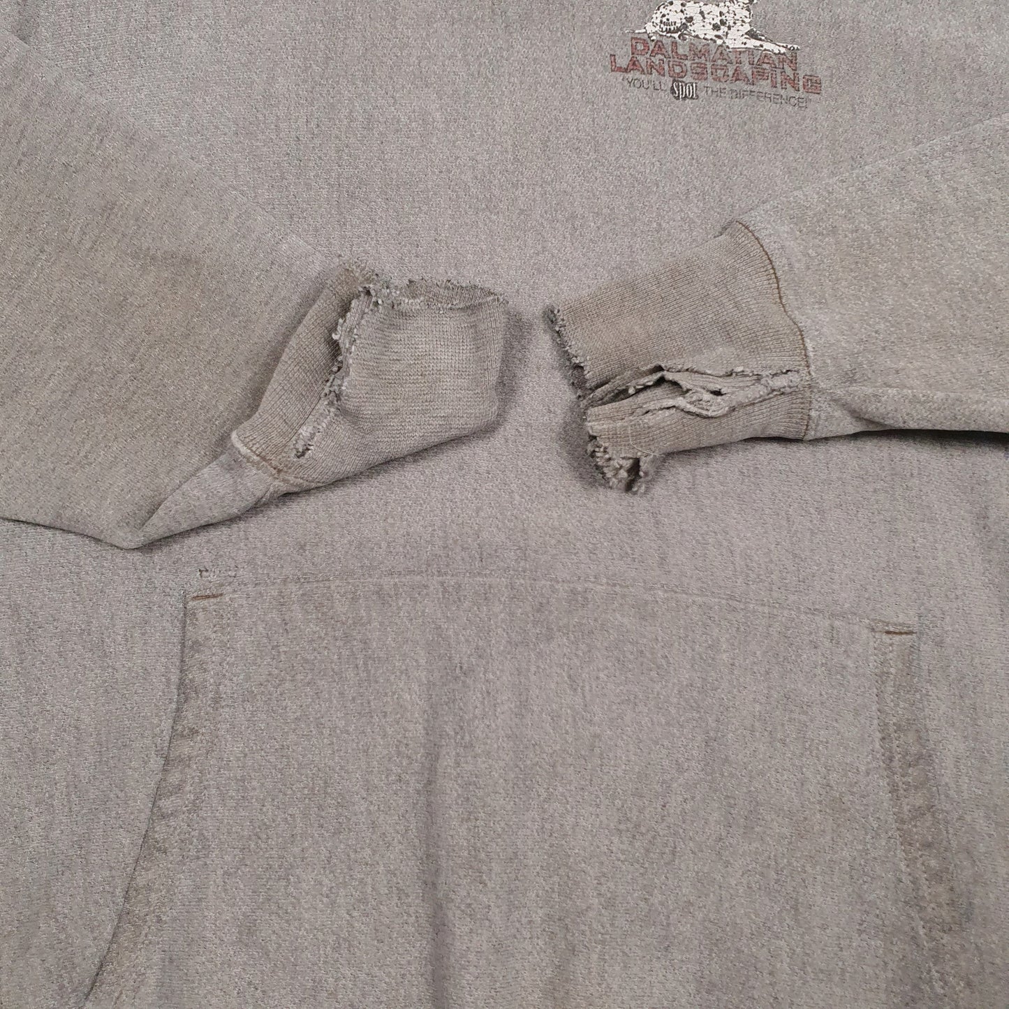 Mens Grey Champion Reverse Weave Hoodie Jumper