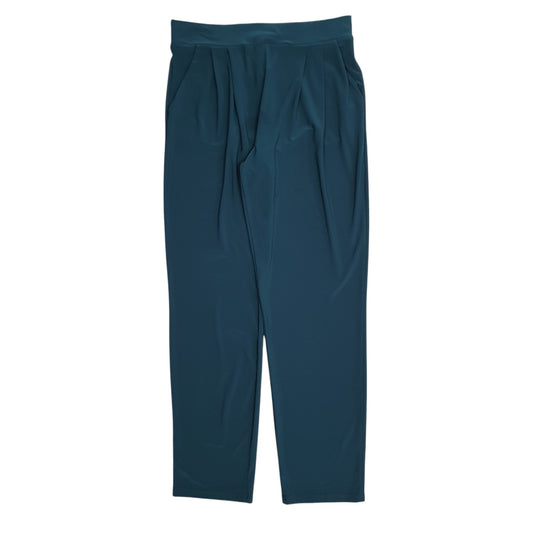 Womens Green Michael Gold Forever Satin Formal Trousers