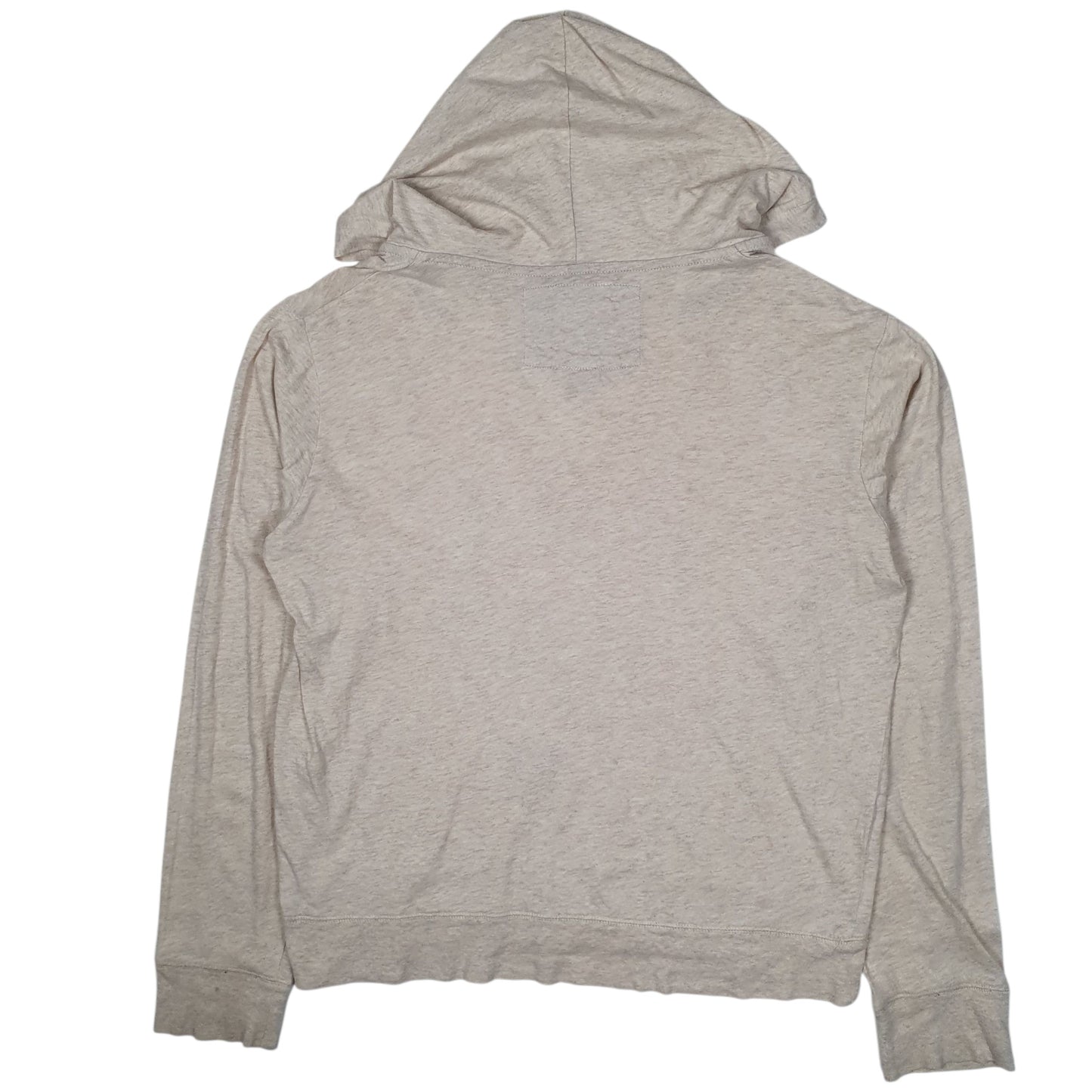 Womens Beige Hard Rock Cafe Lightweight Hoodie Jumper