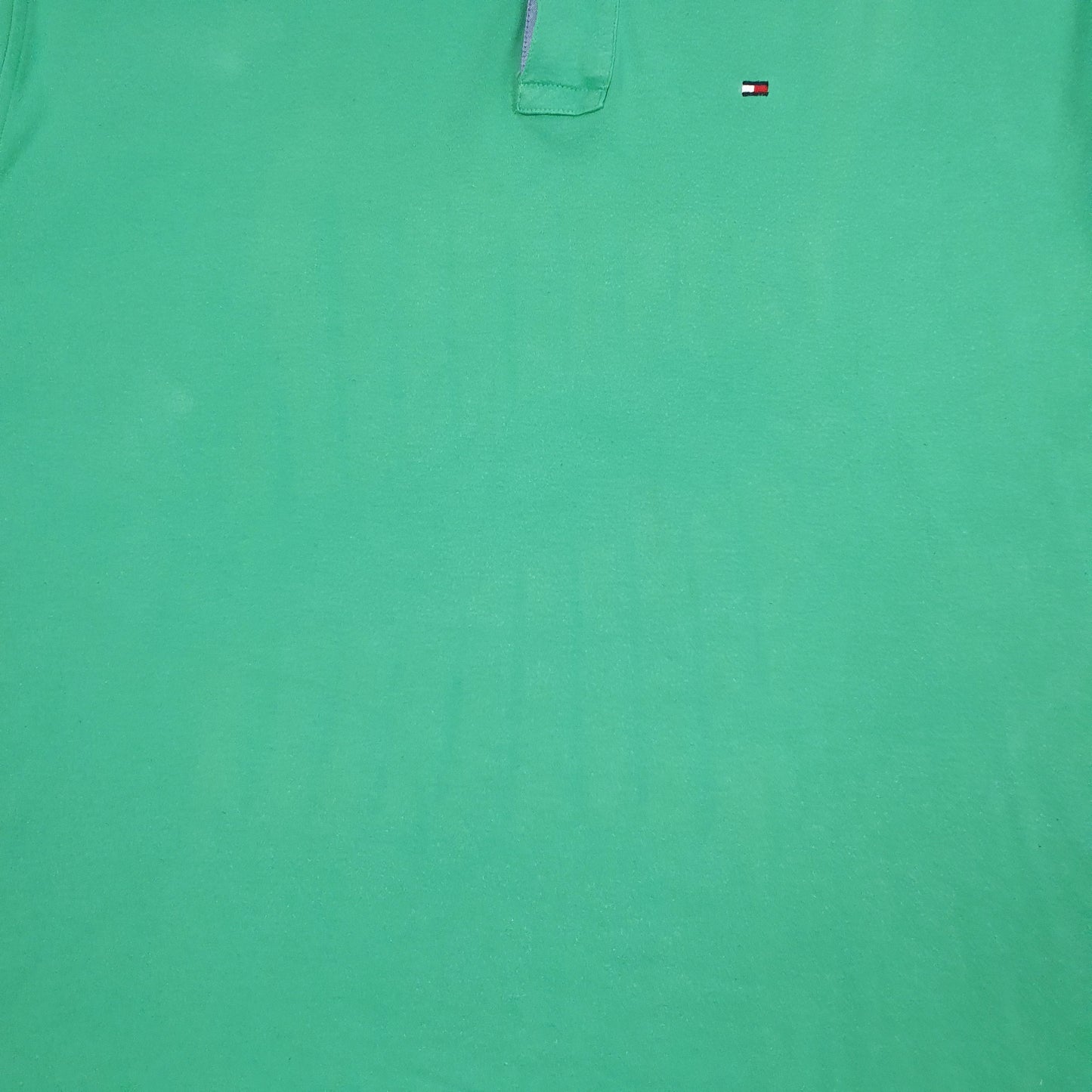 Mens Green Tommy Hilfiger  Crewneck Polo Shirt