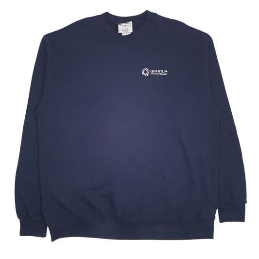 Mens Navy Champion  Crewneck Jumper