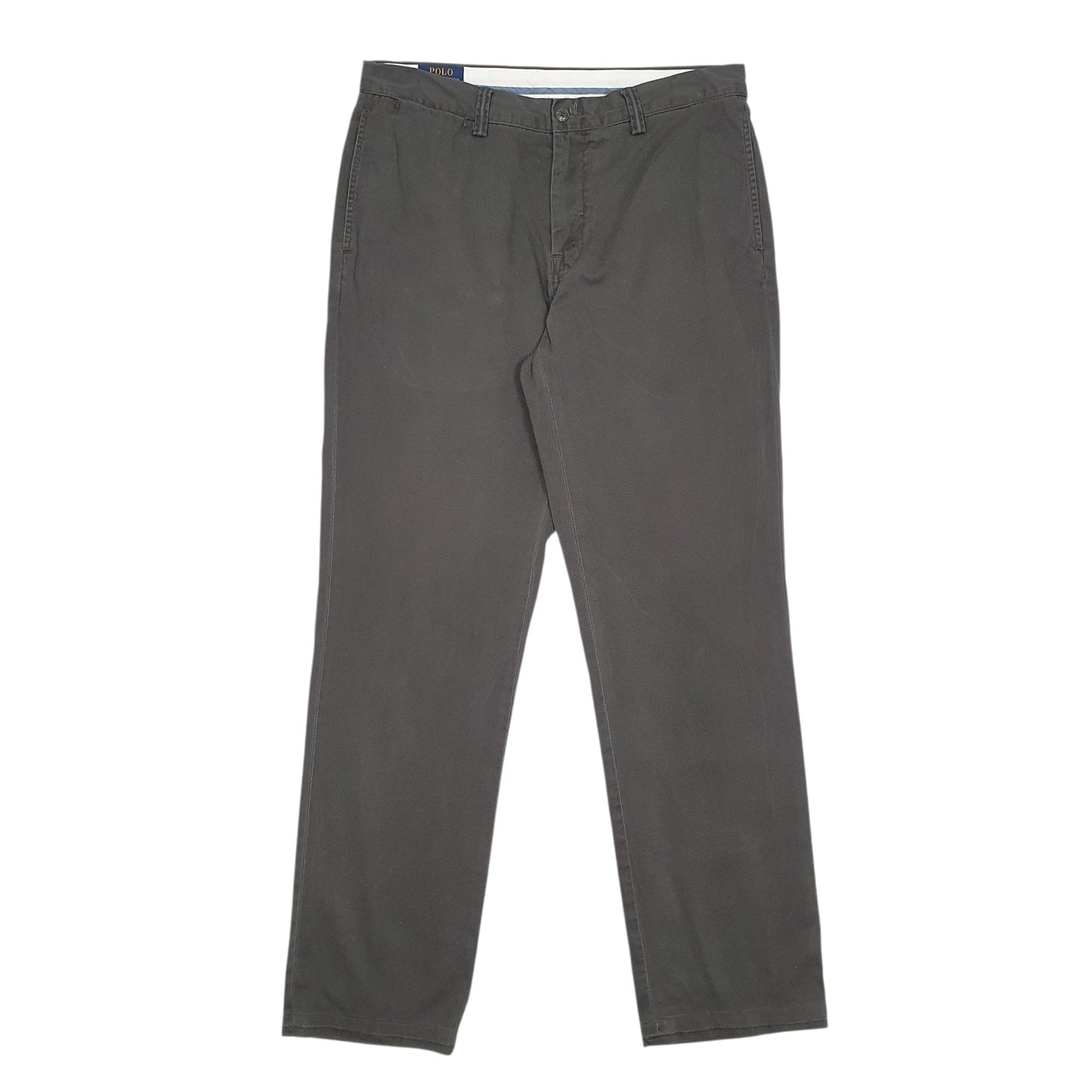 Mens Grey Polo Ralph Lauren Classic Fit Chino Trousers