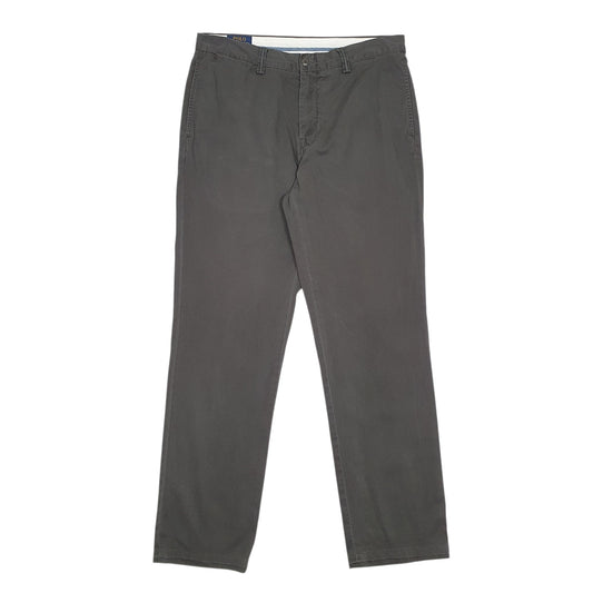 Mens Grey Polo Ralph Lauren Classic Fit Chino Trousers
