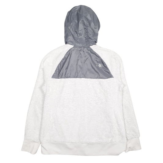 Womens White The North Face Hoodie Full Zip Jumper