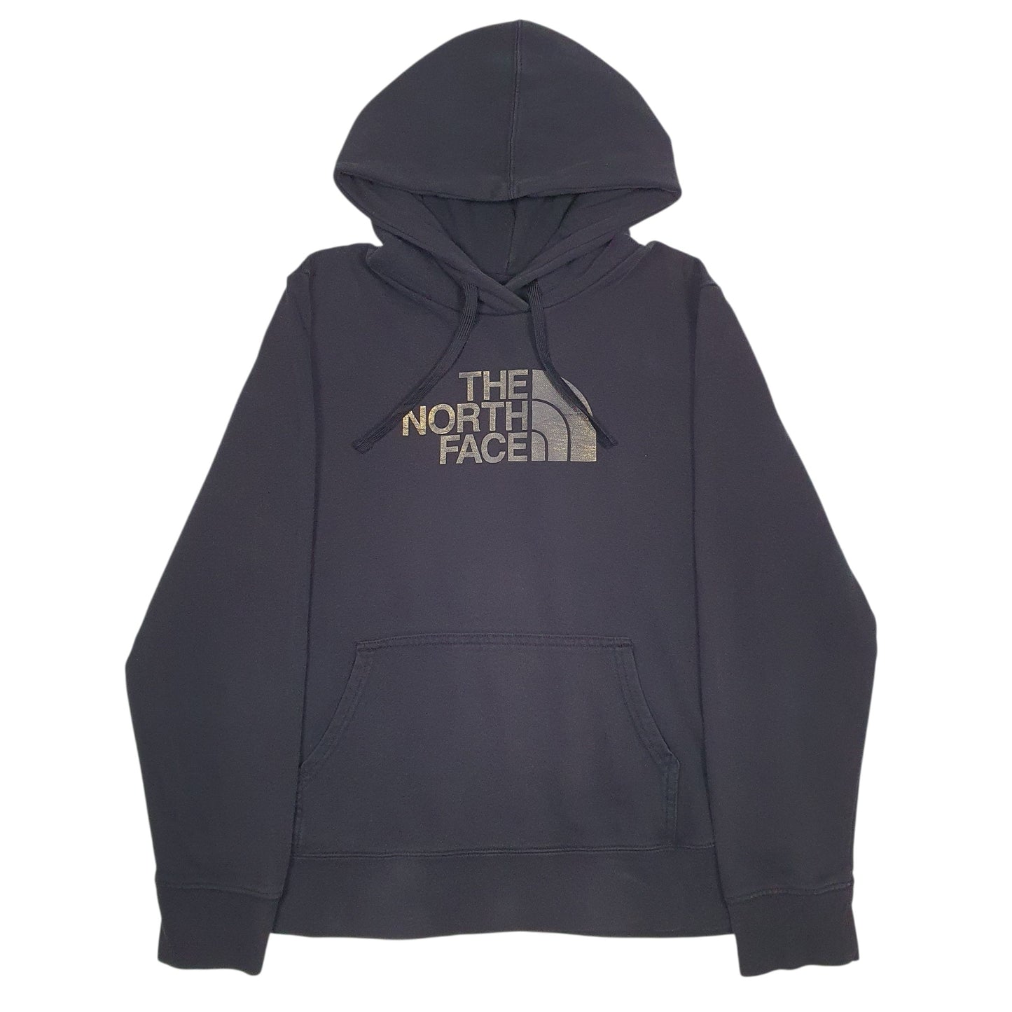 Womens Grey The North Face Spellout Hoodie Jumper