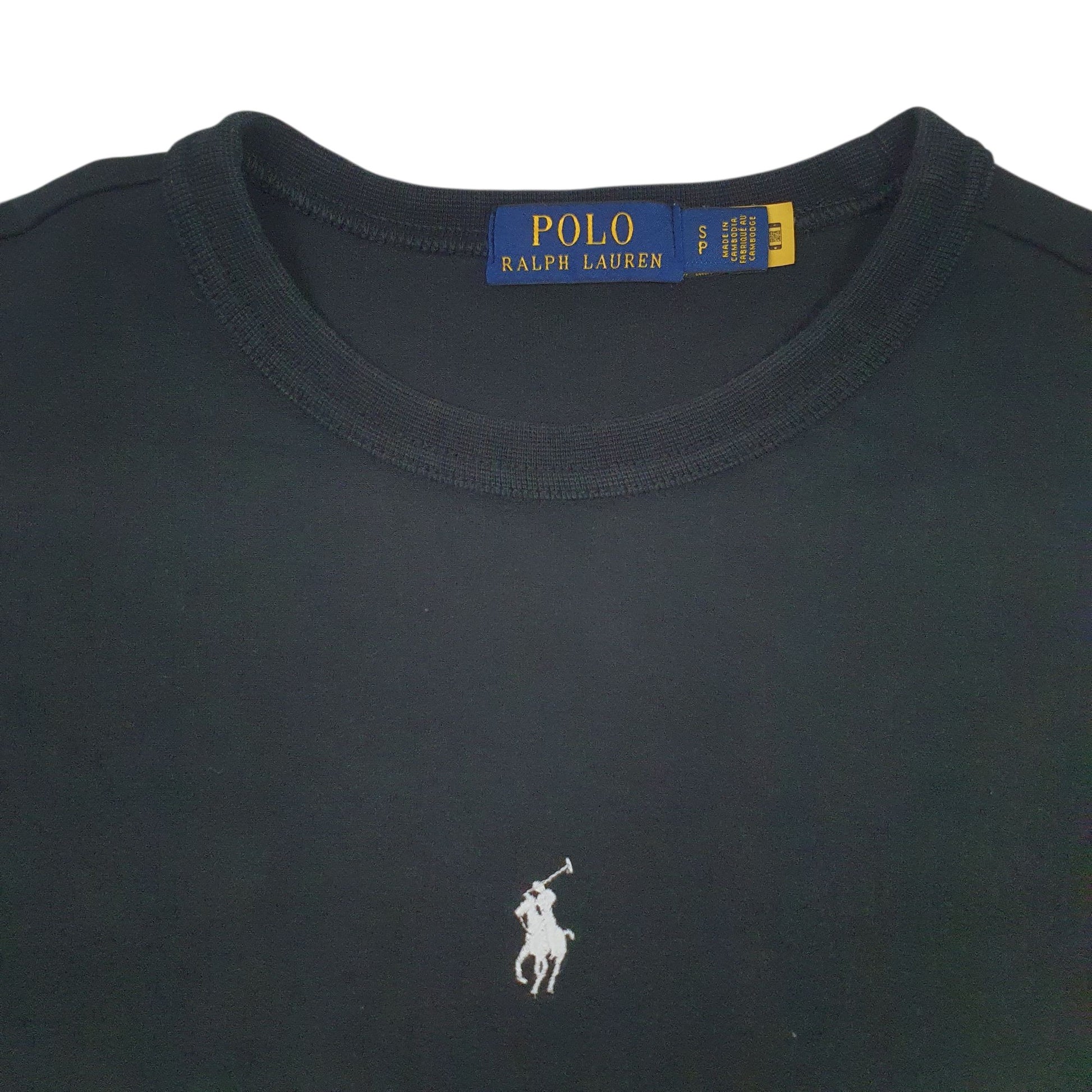 Mens Black Polo Ralph Lauren  Crewneck Jumper