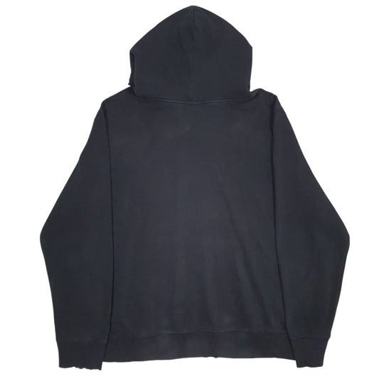 Mens Black Adidas Spellout Hoodie Jumper