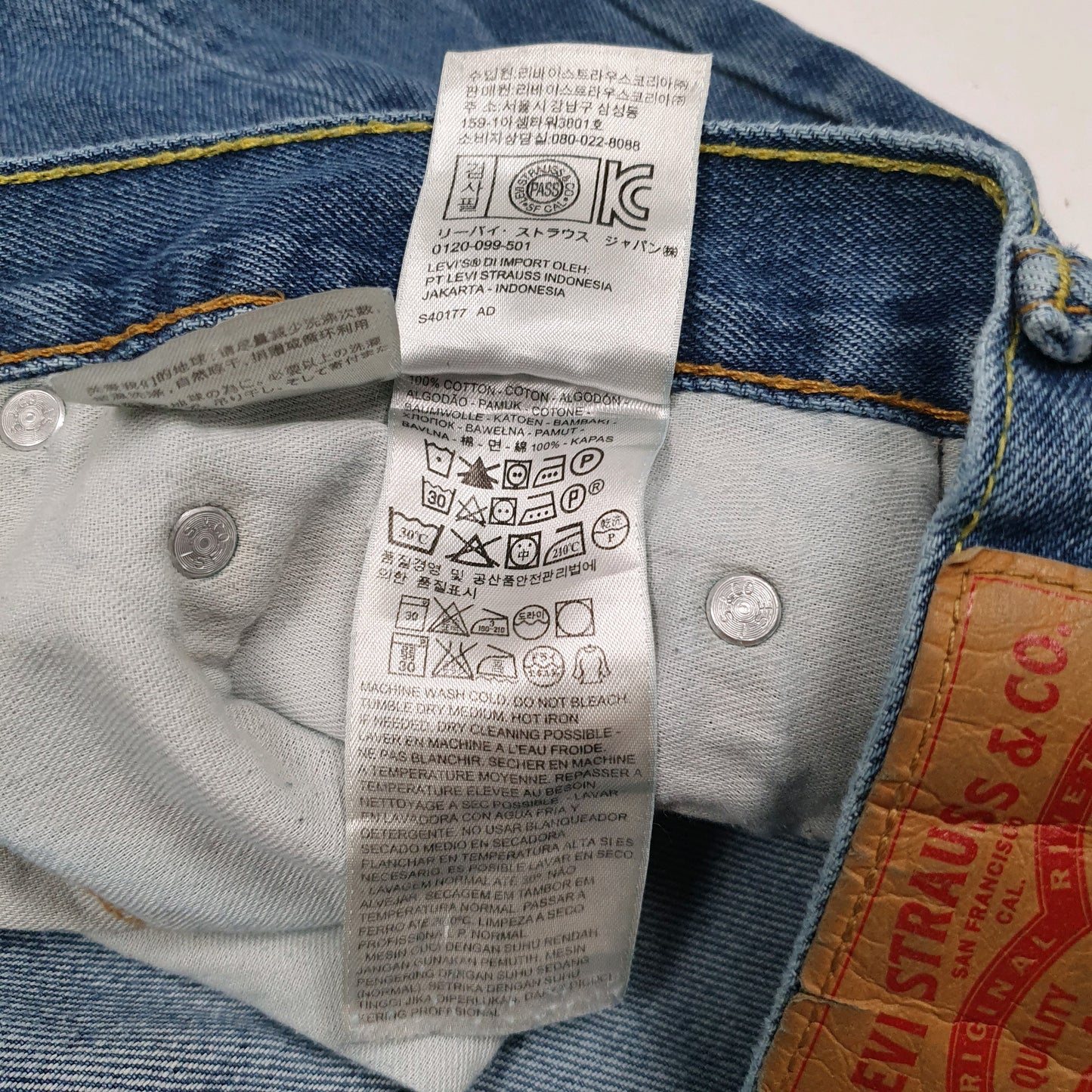 Mens Blue Levis   Jeans