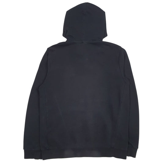 Mens Black Adidas Spellout Hoodie Jumper
