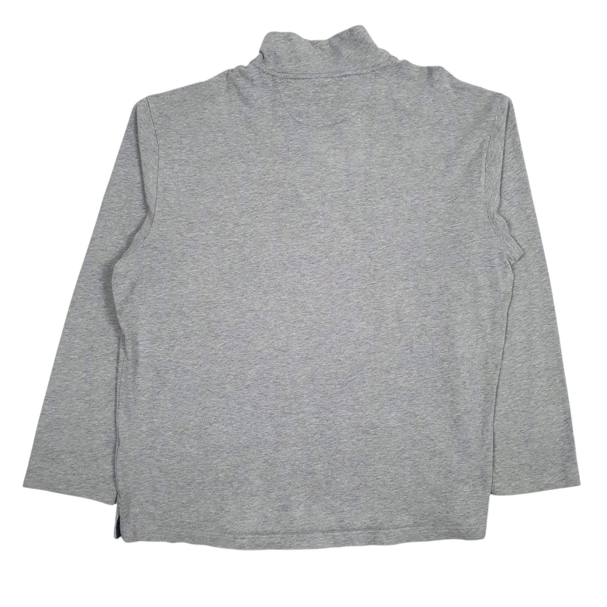 Mens Grey Nautica  Quarter Zip Jumper