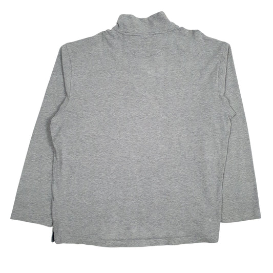Mens Grey Nautica  Quarter Zip Jumper