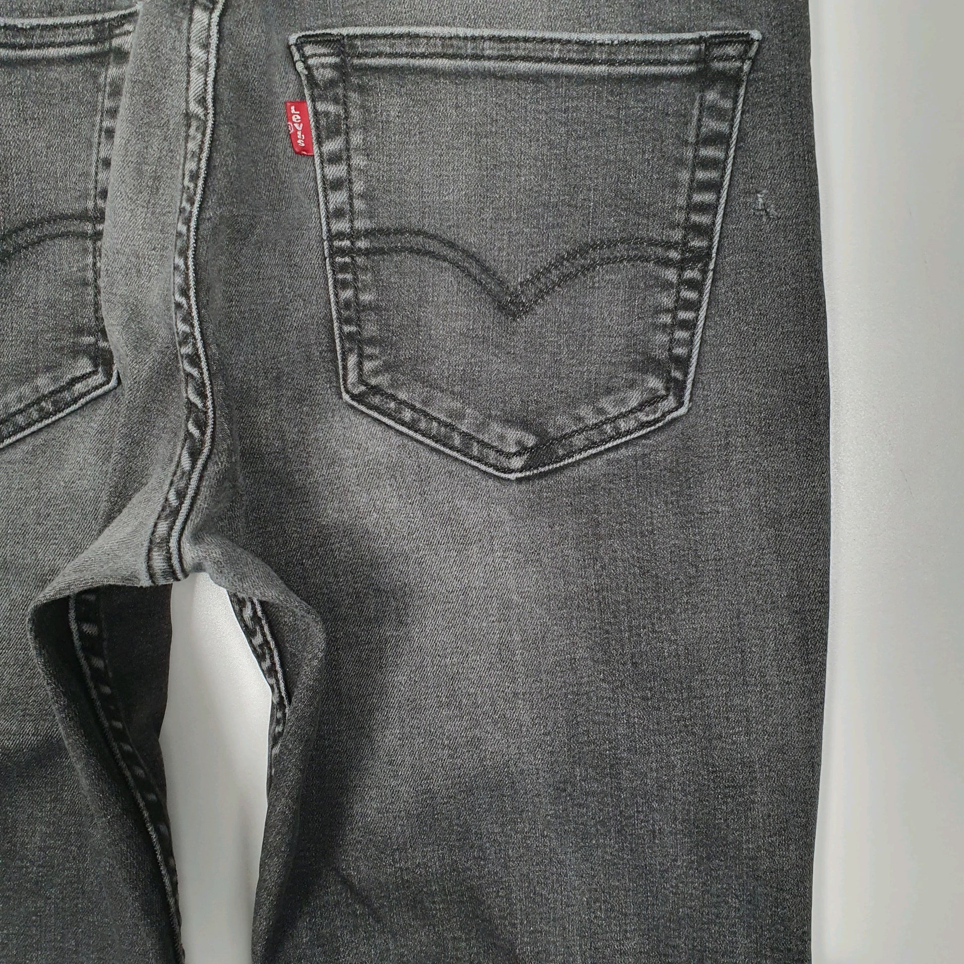 Mens Grey Levis Stretch  Jeans