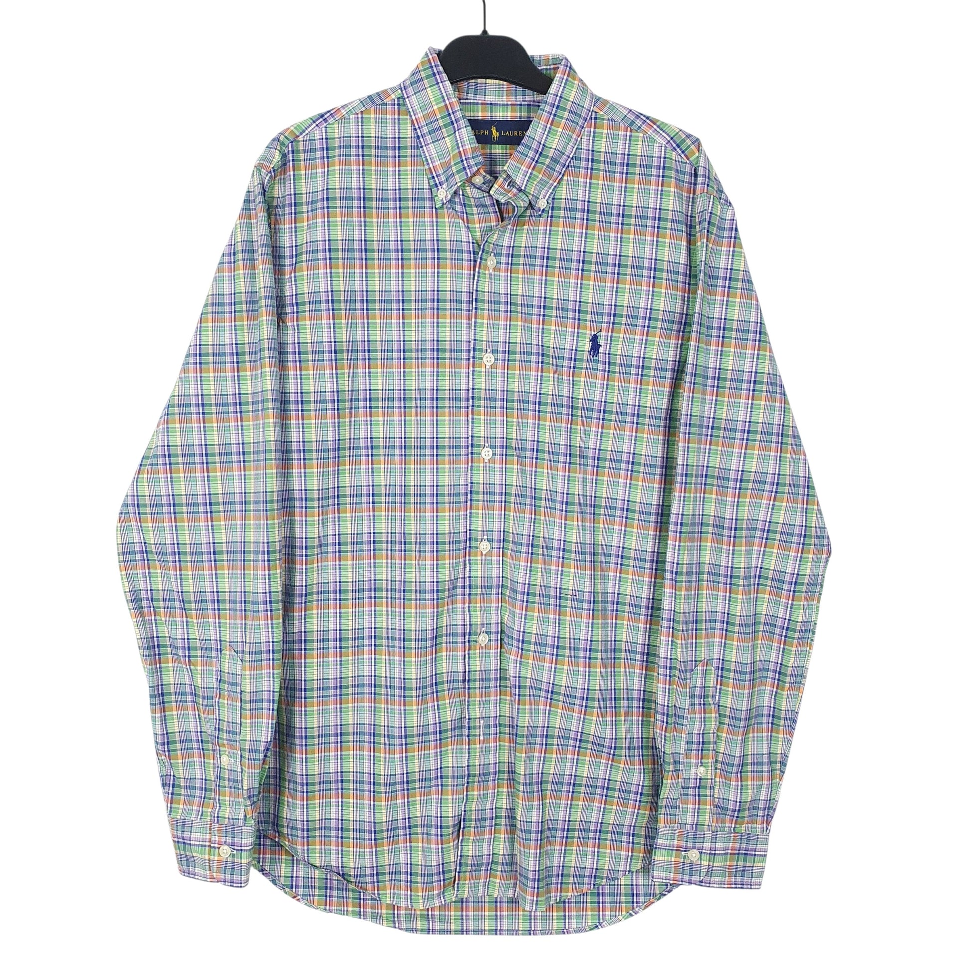 Mens Green Ralph Lauren  Long Sleeve Shirt