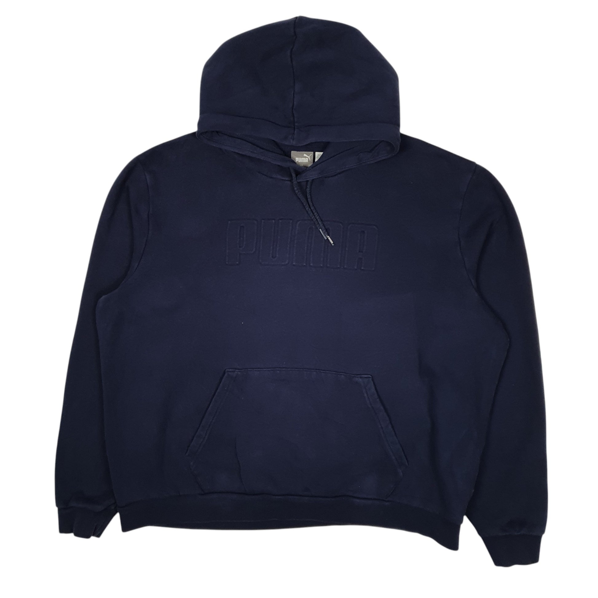 Mens Navy Puma  Hoodie Jumper