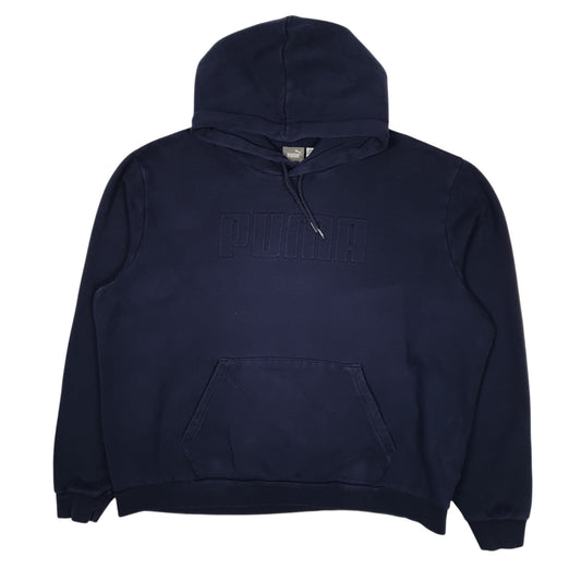 Mens Navy Puma  Hoodie Jumper