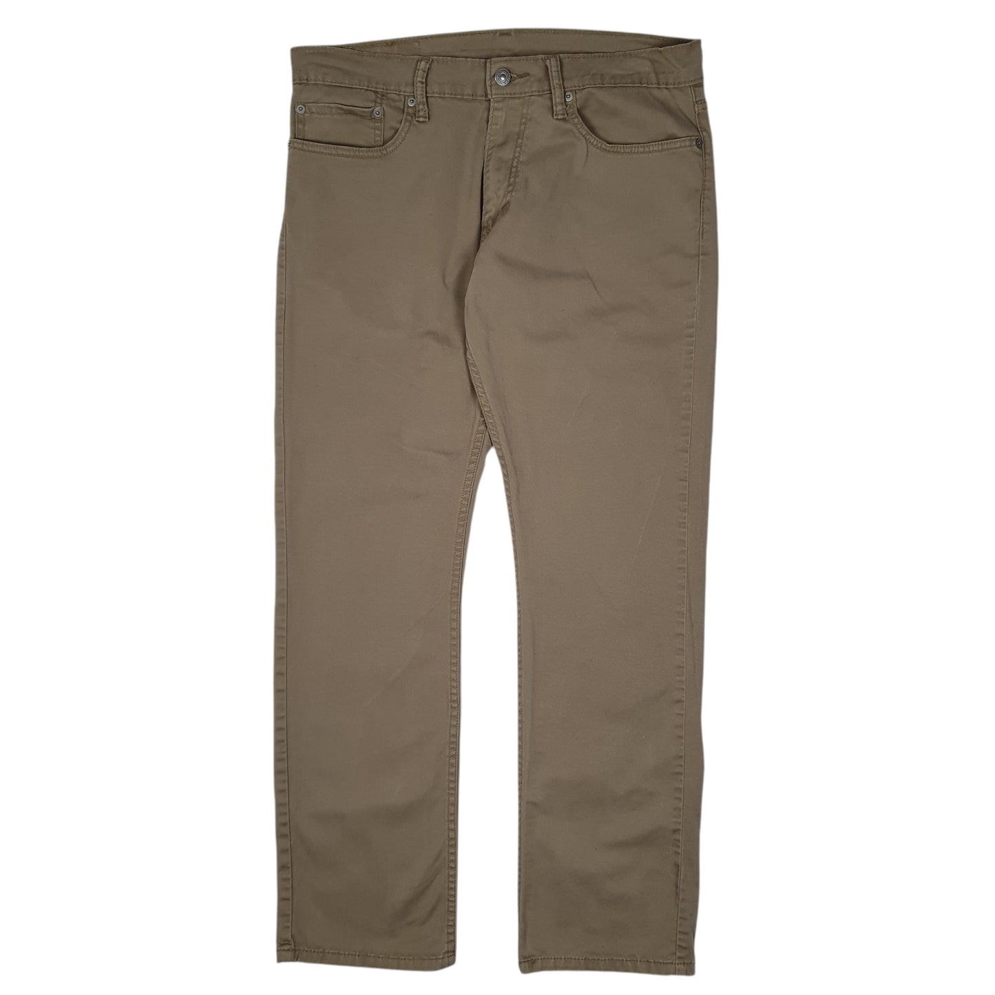 Mens Beige Levis 514 Chino Trousers