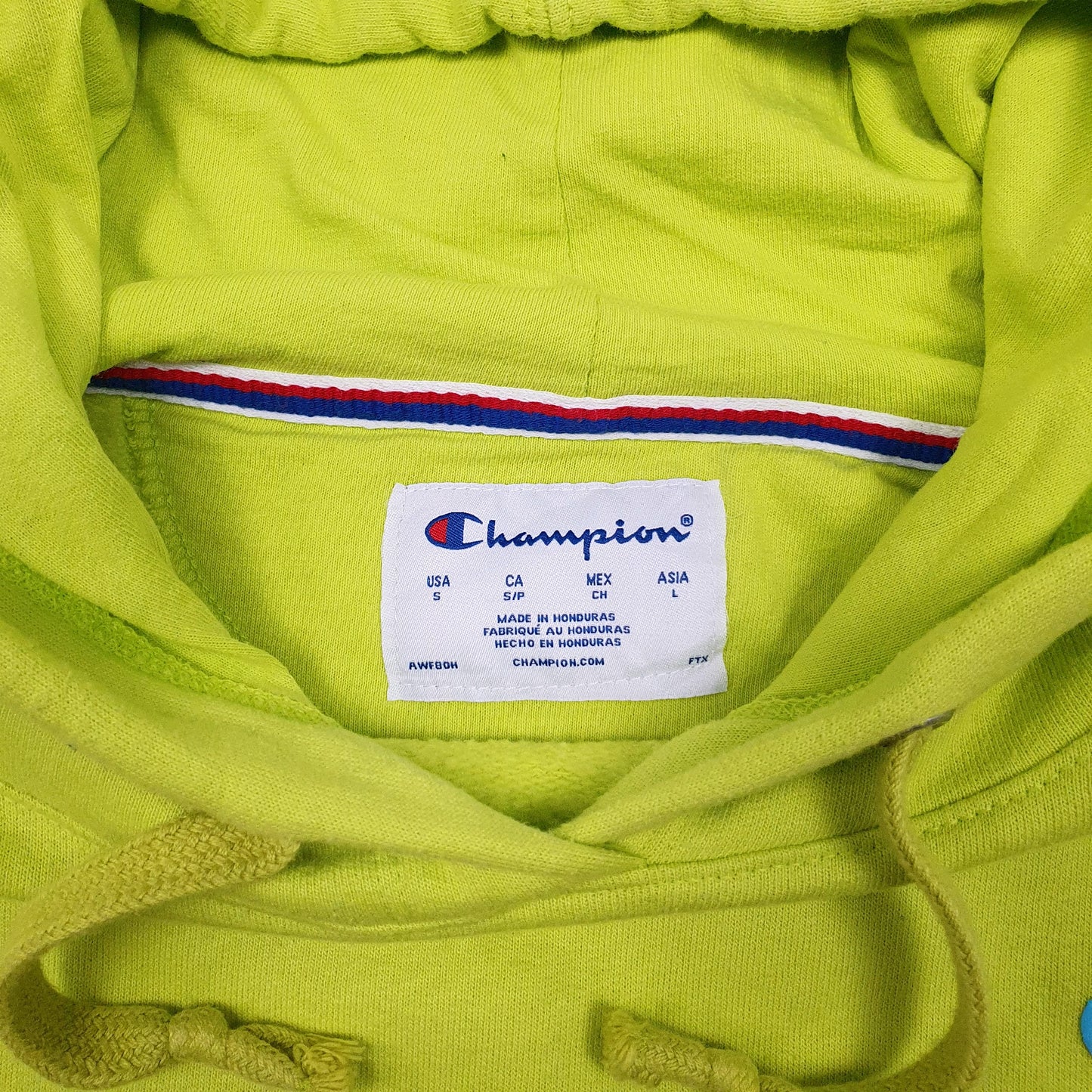 Womens Green Champion  Hoodie Jumper