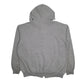 Mens Grey Carhartt K122 Vintage 00s Hoodie Full Zip Jumper
