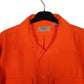 Mens Orange L.L.Bean Allagash Flannel Hunting  Shirt