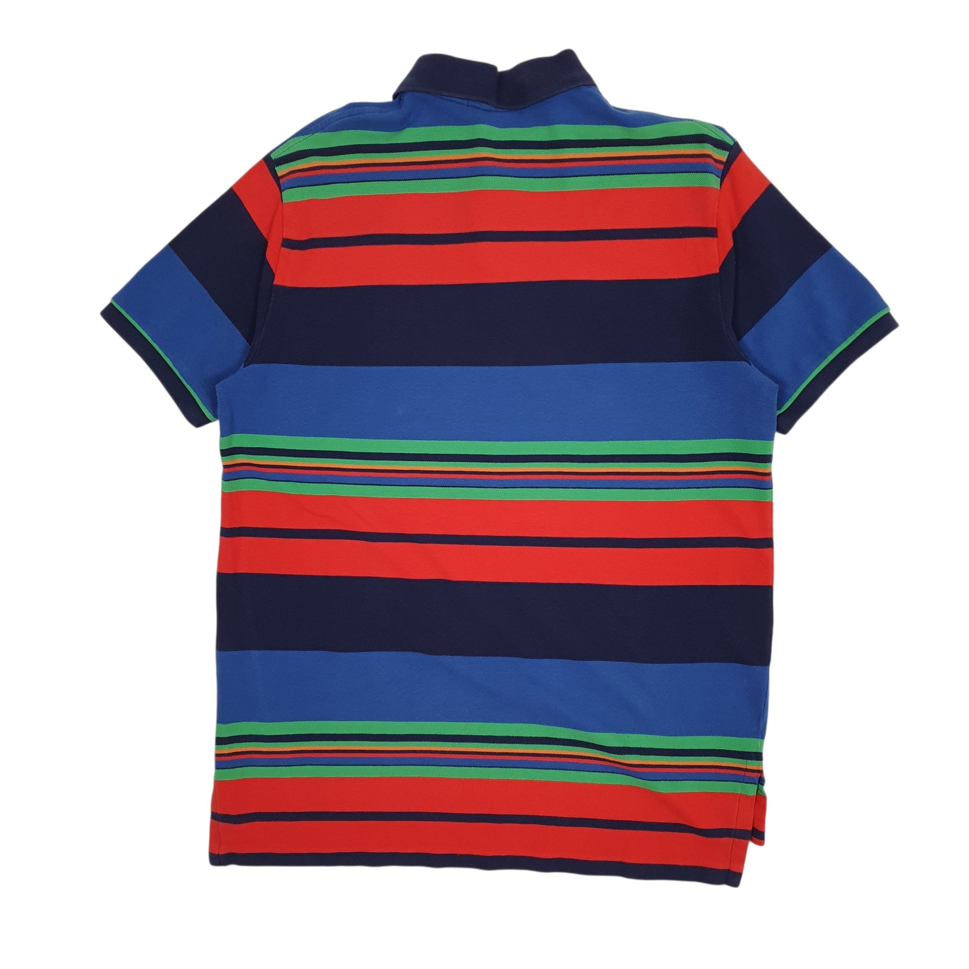 Mens Blue Polo Ralph Lauren Custom Fit  Polo Shirt