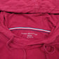 Mens Burgundy Tommy Hilfiger Lightweight Hoodie Jumper