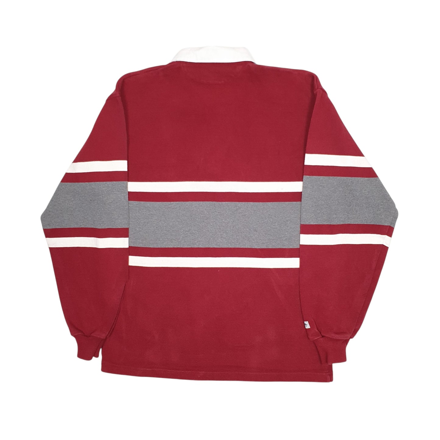 Mens Burgundy Barbarian Rugby Ottawa University Hoodie Polo Shirt