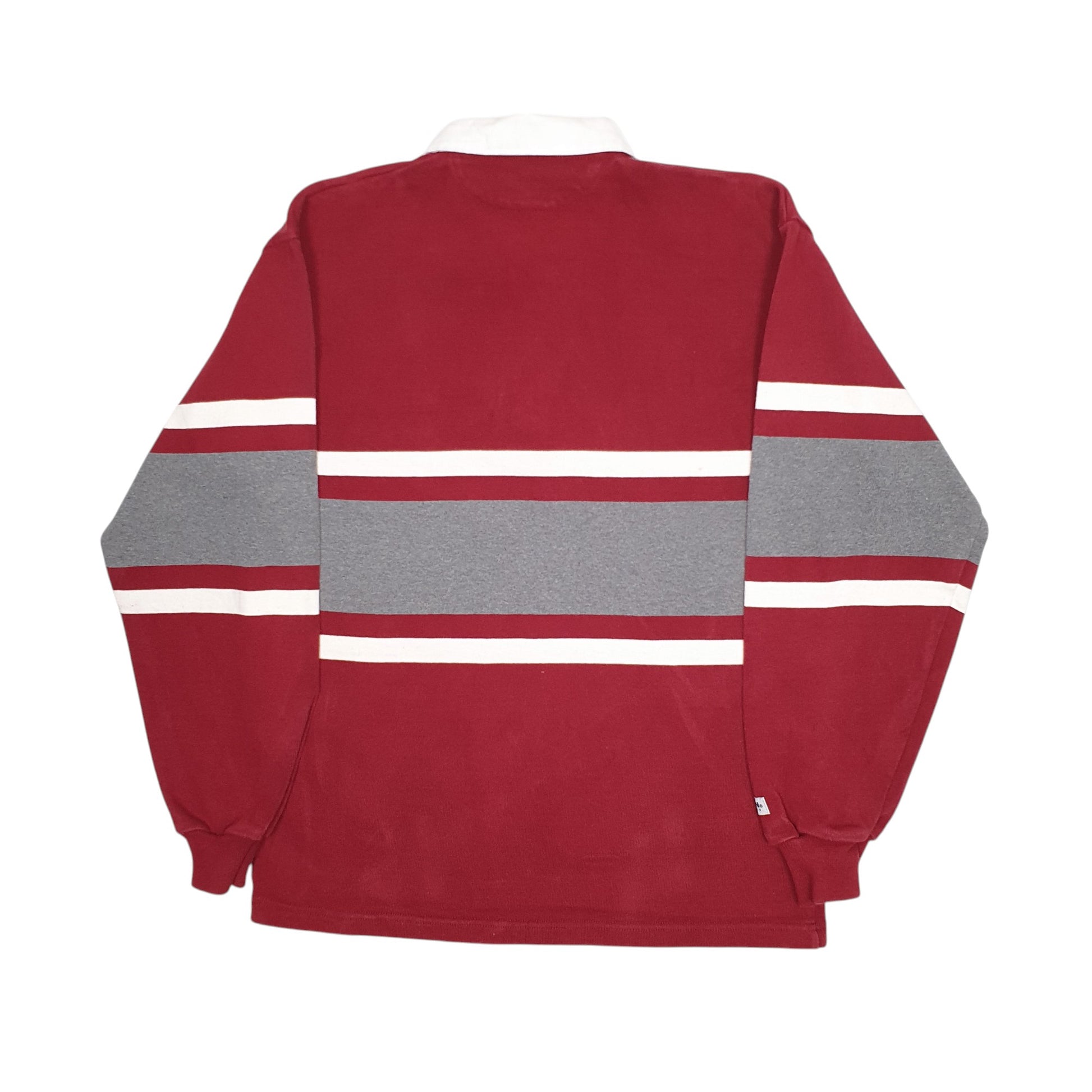 Mens Burgundy Barbarian Rugby Ottawa University Hoodie Polo Shirt