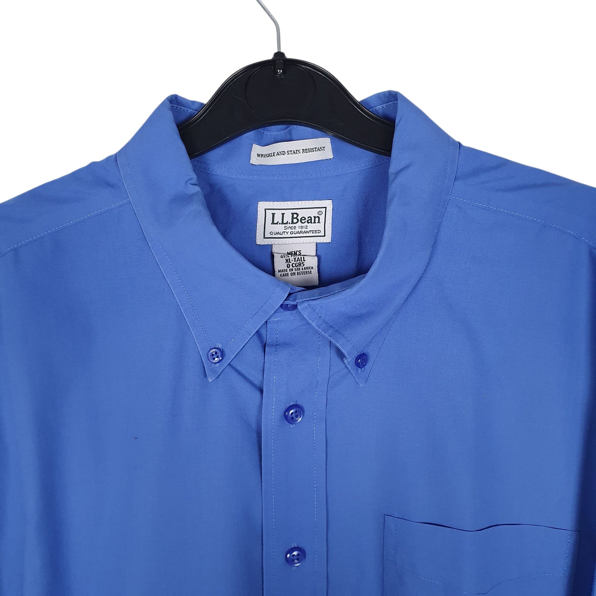 Mens Blue L.L.Bean   Shirt
