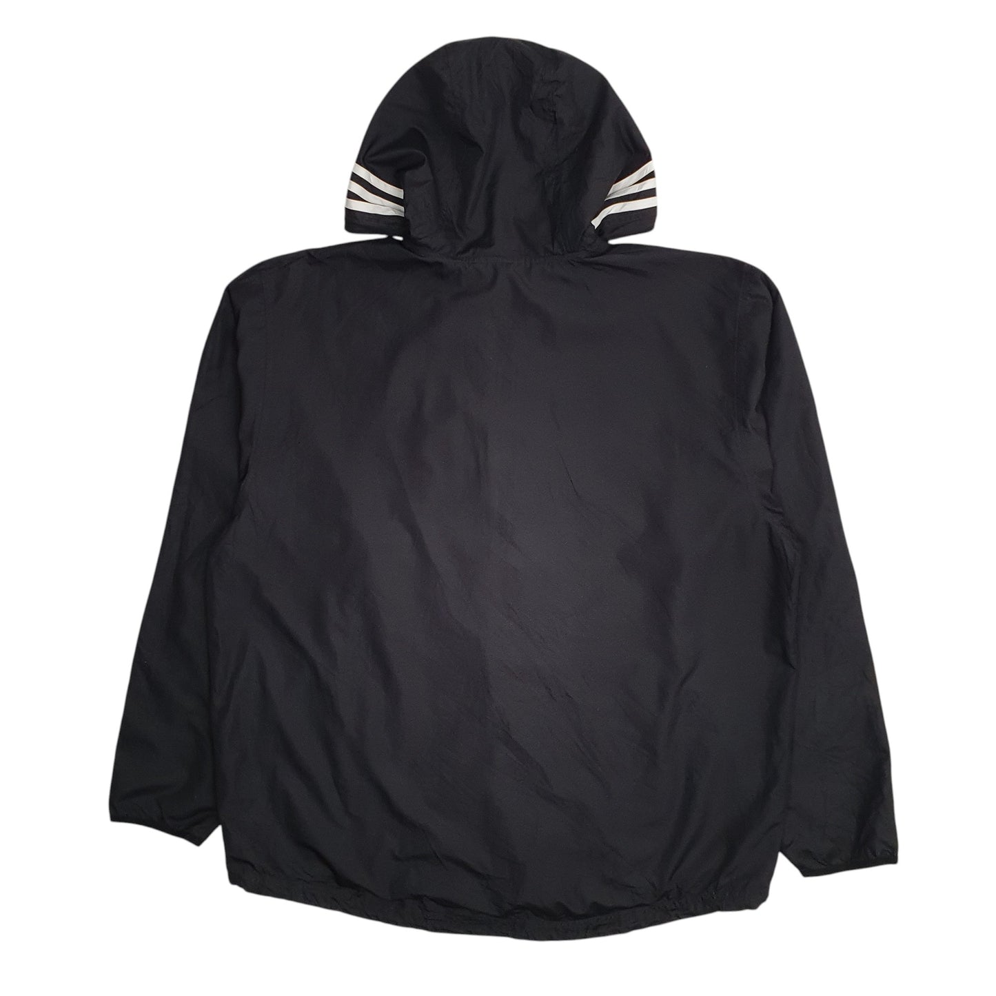 Mens Black Adidas Vintage 00s  Coat