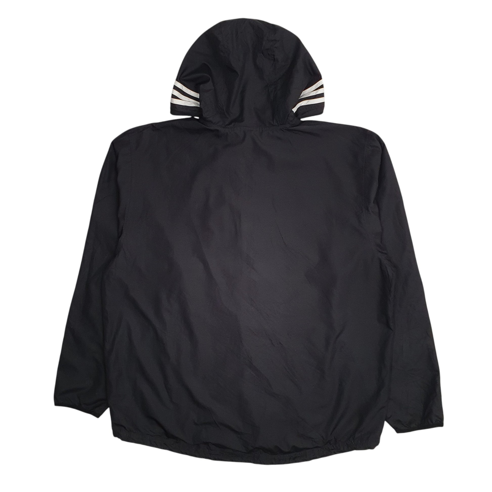 Mens Black Adidas Vintage 00s  Coat