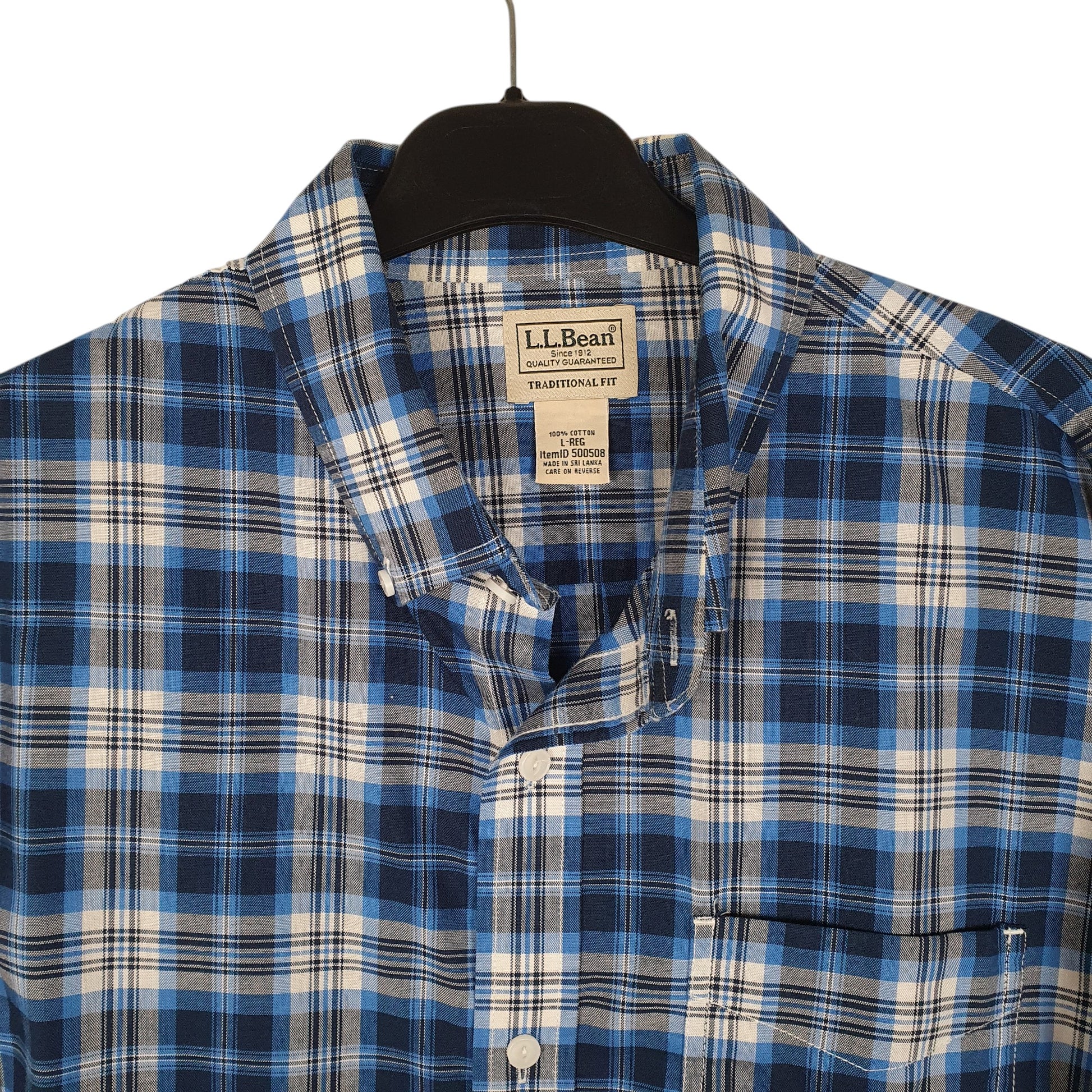 Mens Blue L.L.Bean   Shirt