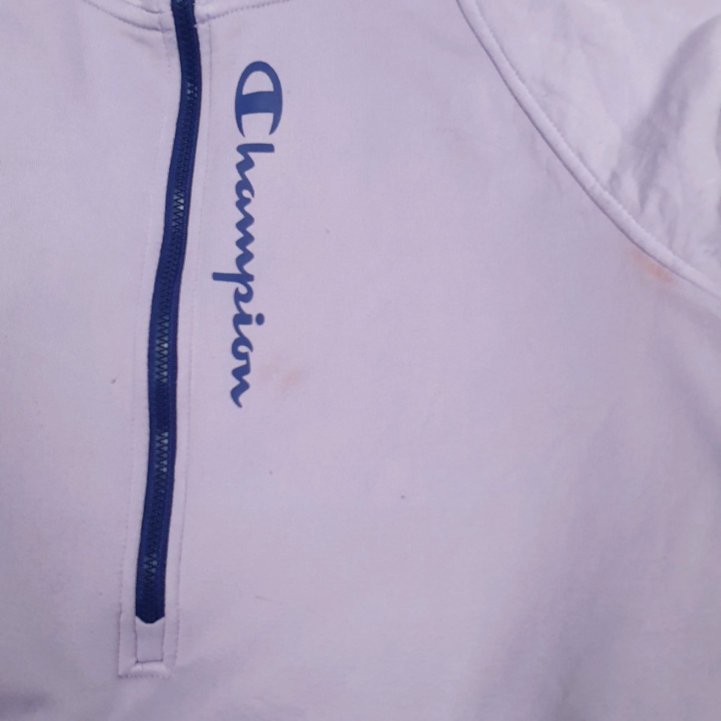 Womens Purple Champion  Quarter Zip Jumper