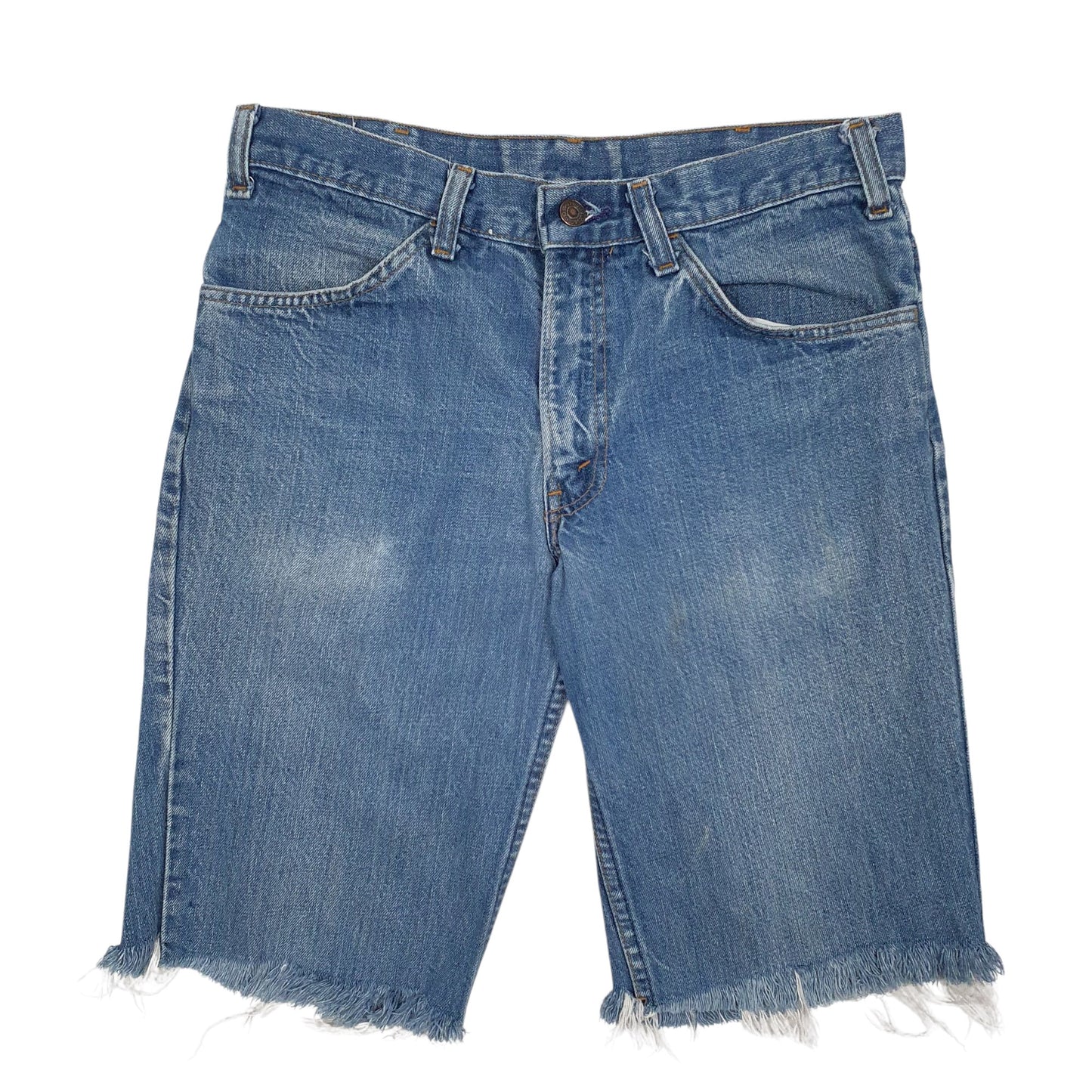 Mens Blue Levis Orange Tab Vintage 80s Made In USA Denim Shorts