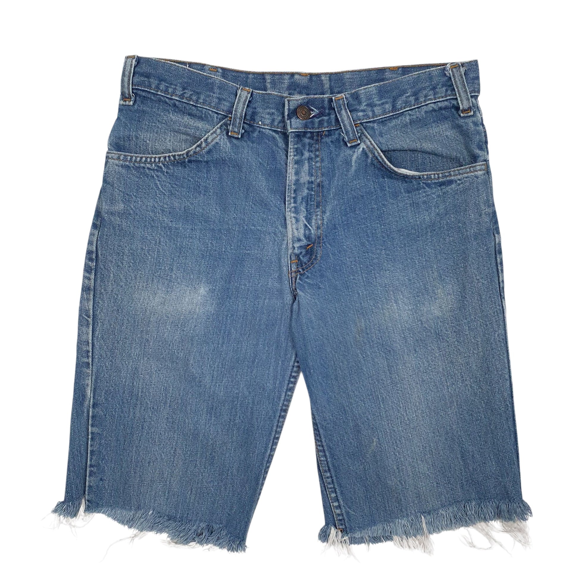 Mens Blue Levis Orange Tab Vintage 80s Made In USA Denim Shorts