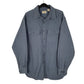 Mens Blue L.L.Bean Chamois Long Sleeve Shirt