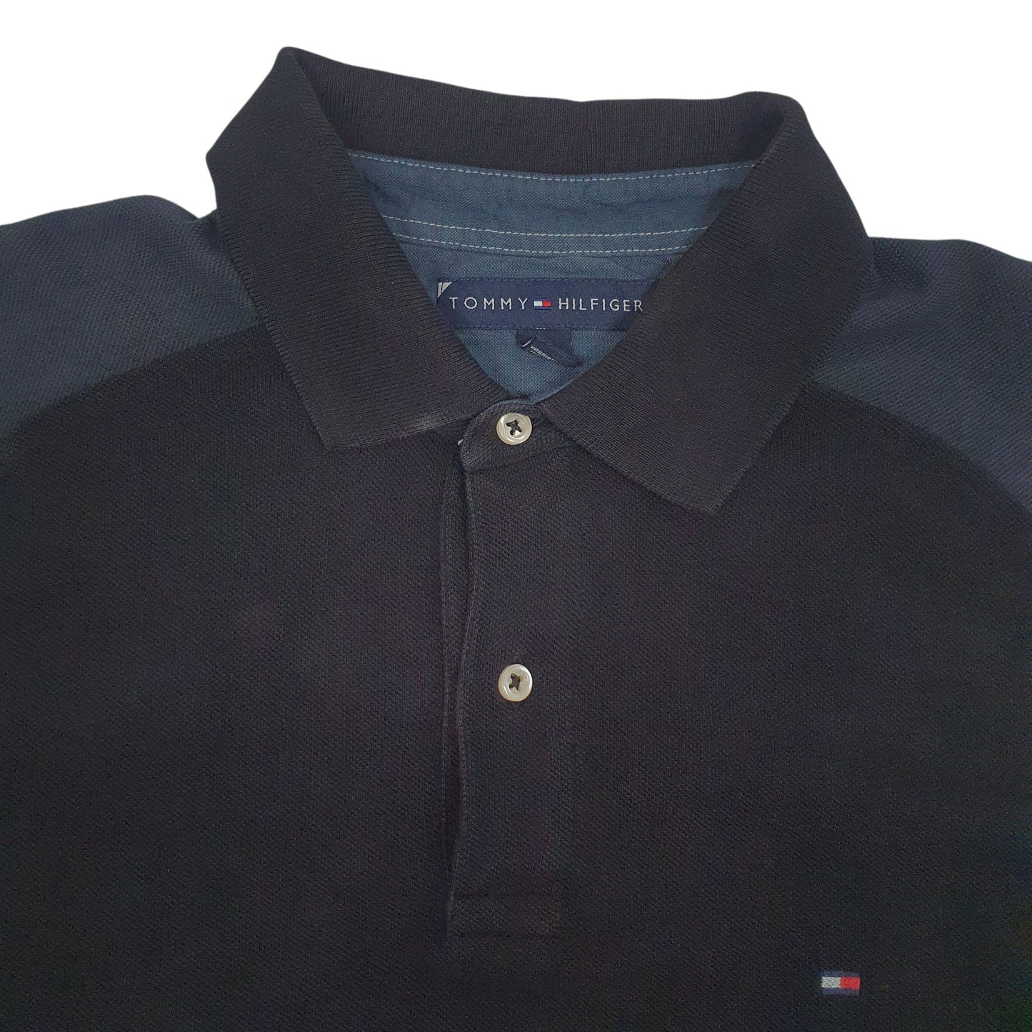 Mens Black Tommy Hilfiger   Polo Shirt