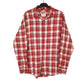Mens Red Wrangler  Long Sleeve Shirt