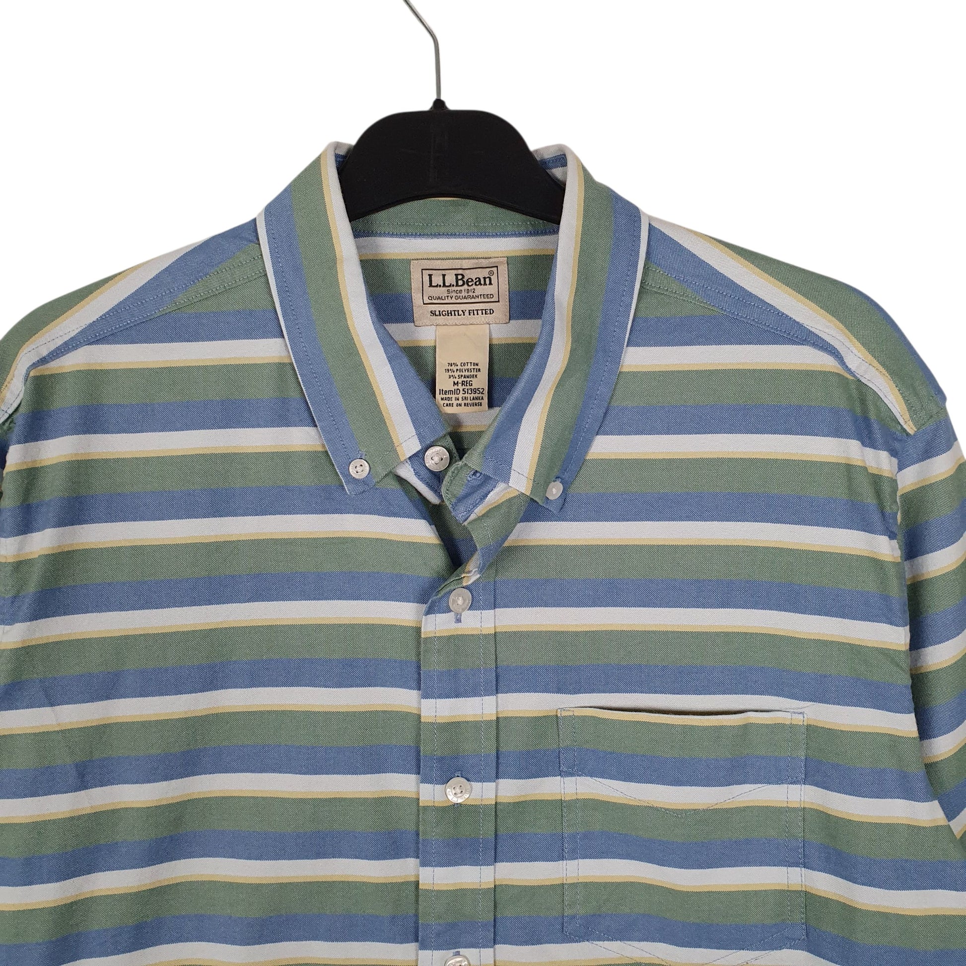 Mens Blue L.L.Bean   Shirt