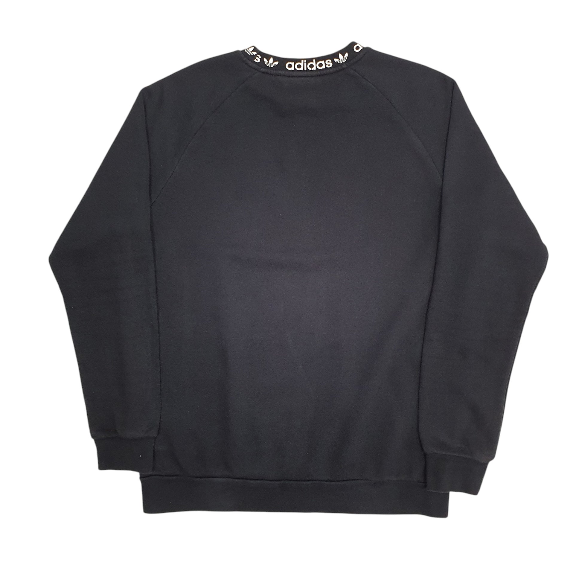 Mens Black Adidas  Crewneck Jumper